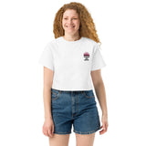 Champion Embroidered Crop-Top