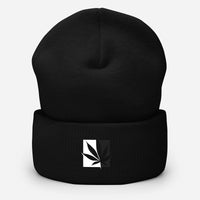 Cuffed Embroidery spLIT Beanie