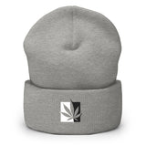 Cuffed Embroidery spLIT Beanie
