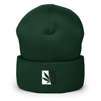 Cuffed Embroidery spLIT Beanie